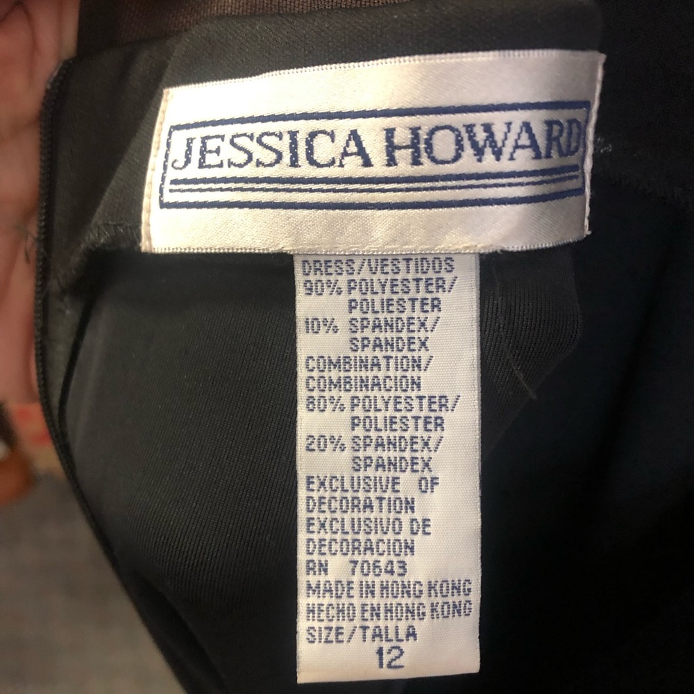 Jessica Howard vintage, beaded, velvet floor length dress - Picture 5 of 5